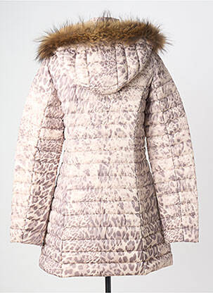 Doudoune manches longues a capuche beige ANANKE femme