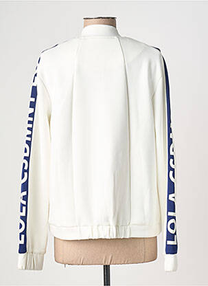 Veste casual fermeture zippée sur le devant blanc LOLA CASADEMUNT femme