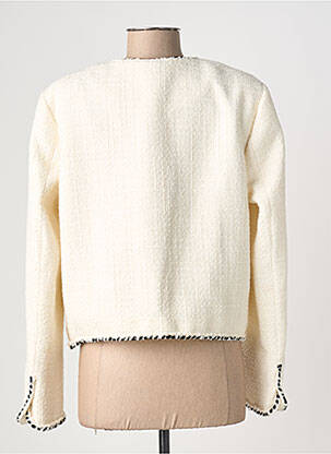 Veste chic fermeture boutonnée sur le devant blanc JOSEPH RIBKOFF femme