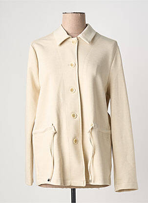 Veste casual coupe droite beige TONI femme