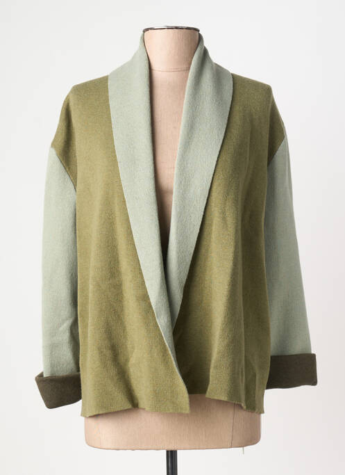 Blazer manches longues vert MARIA BELLENTANI femme