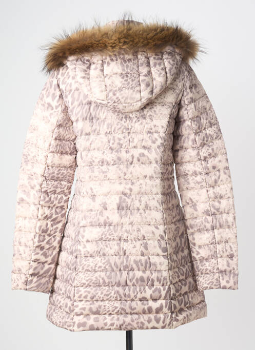 Doudoune manches longues a capuche beige ANANKE femme