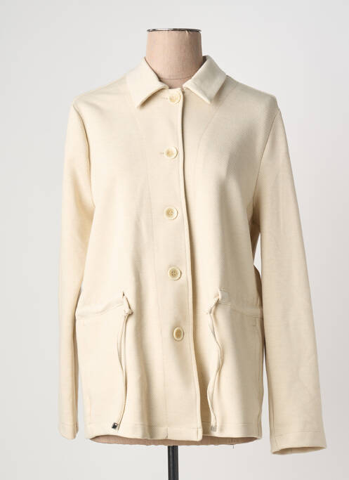 Veste casual coupe droite beige TONI femme