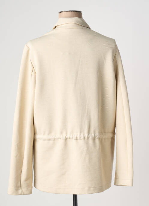 Veste casual coupe droite beige TONI femme