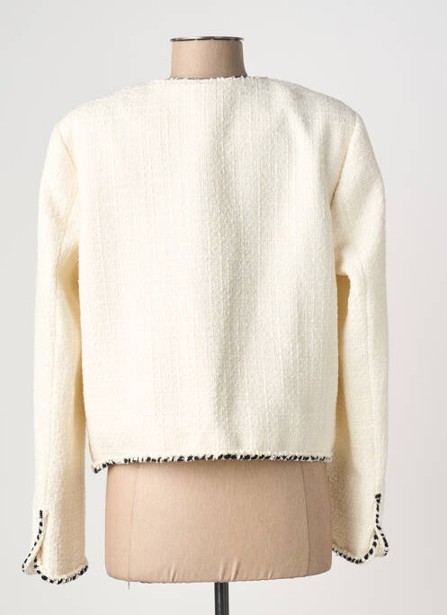 Veste chic fermeture boutonnée sur le devant blanc JOSEPH RIBKOFF femme