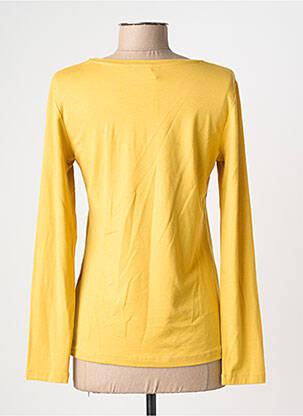 T-shirt manches longues manches longues jaune DOLCEZZA femme