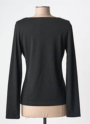 Pull coupe cintrée manches longues noir OLIVIER PHILIPS femme