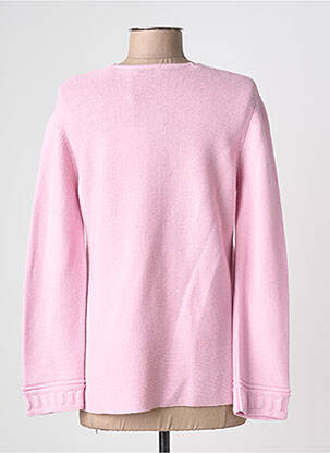 Pull col v manches longues rose MARIA BELLENTANI femme