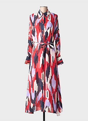 Robe longue manches longues manches longues rouge LOLA CASADEMUNT femme