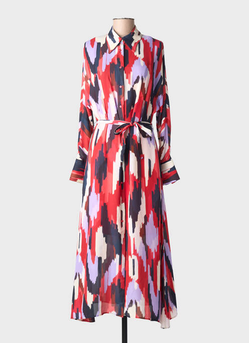 Robe longue manches longues manches longues rouge LOLA CASADEMUNT femme