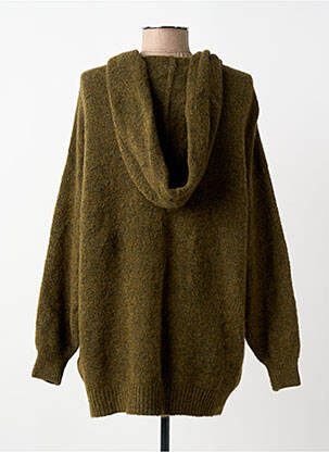 Pull col v manches longues vert EVA KAYAN femme