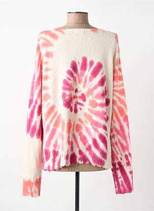 Pull col v manches longues rose MPC (MA PETITE CAPSULE) femme