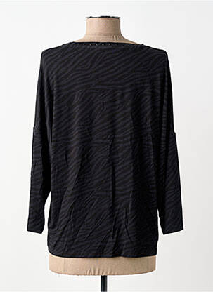T-shirt manches 3/4 manches 3/4 bleu EVA KAYAN femme