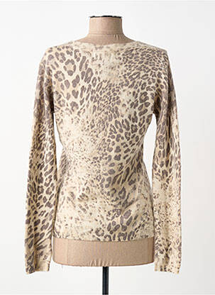 Pull col v manches longues beige ANANKE femme