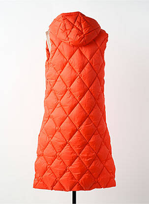 Doudoune poches a capuche orange LOLA CASADEMUNT femme