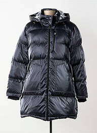 Doudoune poches a capuche gris DOLCEZZA femme