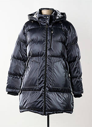 Doudoune poches a capuche gris DOLCEZZA femme