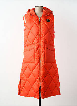 Doudoune poches a capuche orange LOLA CASADEMUNT femme