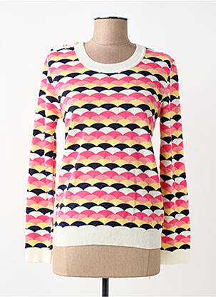 Pull stretch manches longues rose LEO & UGO femme