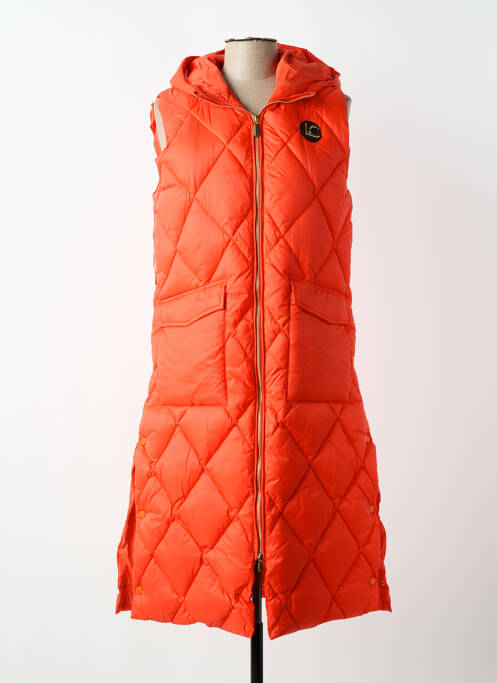 Doudoune poches a capuche orange LOLA CASADEMUNT femme