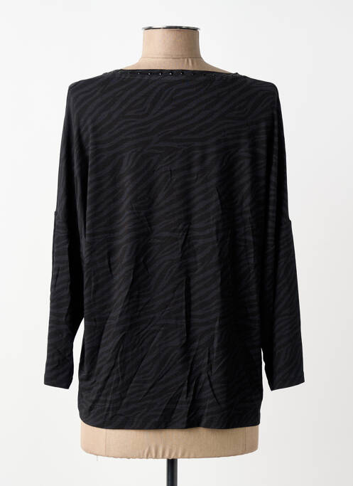 T-shirt manches 3/4 manches 3/4 bleu EVA KAYAN femme