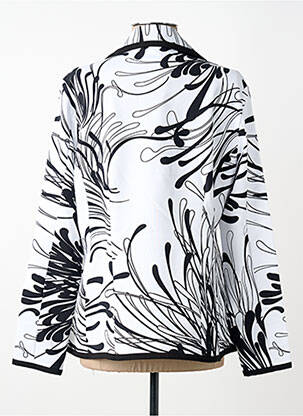 Veste casual col tailleur blanc DOLCEZZA femme