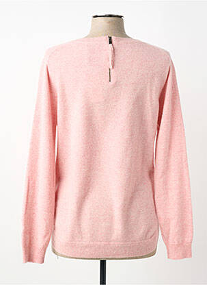 Pull coupe cintrée manches longues rose ESTHEME femme