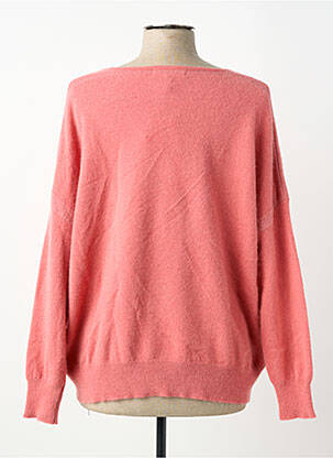 Pull coupe droite manches longues rose ANANKE femme