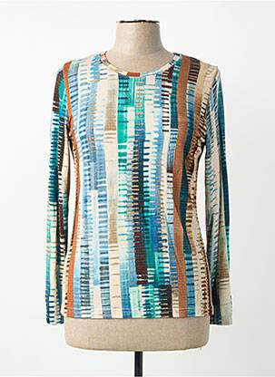 T-shirt manches longues manches longues bleu GEVANA femme