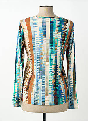 T-shirt manches longues manches longues bleu GEVANA femme