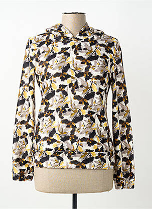 Sweat-shirt à capuche manches longues manches longues noir ELEONORA AMADEI femme
