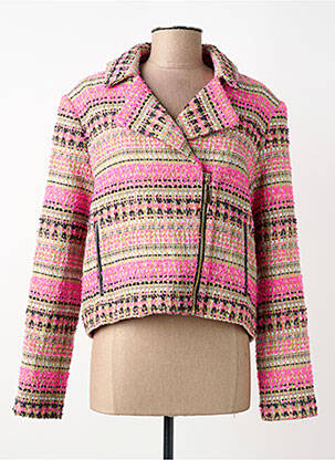 Blouson manches longues rose LOLA CASADEMUNT femme