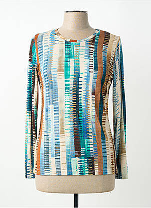 T-shirt manches longues manches longues bleu GEVANA femme