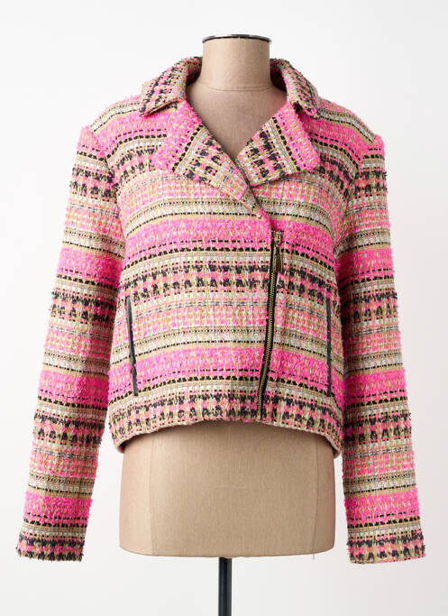 Blouson manches longues rose LOLA CASADEMUNT femme