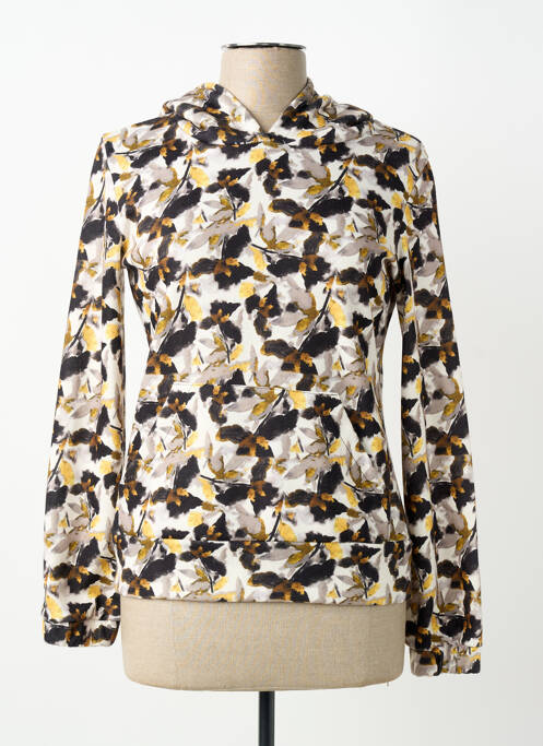 Sweat-shirt à capuche manches longues manches longues noir ELEONORA AMADEI femme