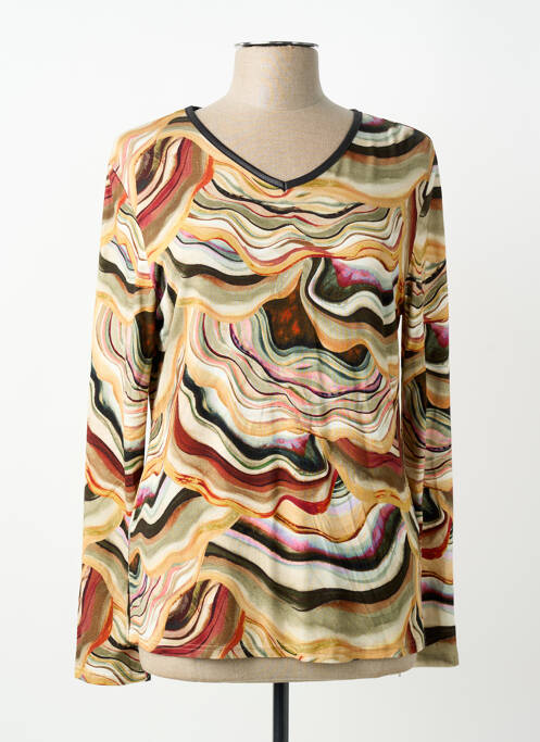 T-shirt manches longues manches longues beige GEVANA femme