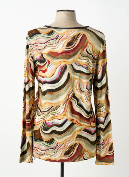 T-shirt manches longues manches longues beige GEVANA femme