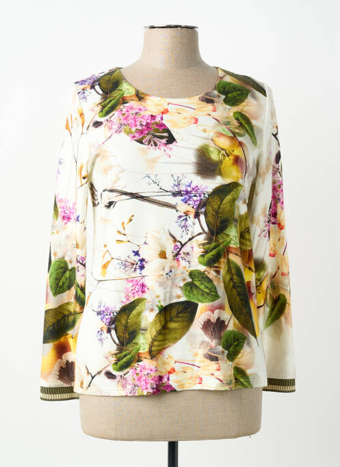 T-shirt manches longues manches longues beige GEVANA femme