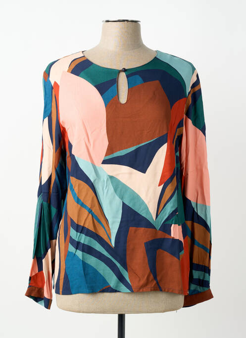 T-shirt manches longues manches longues bleu GEVANA femme