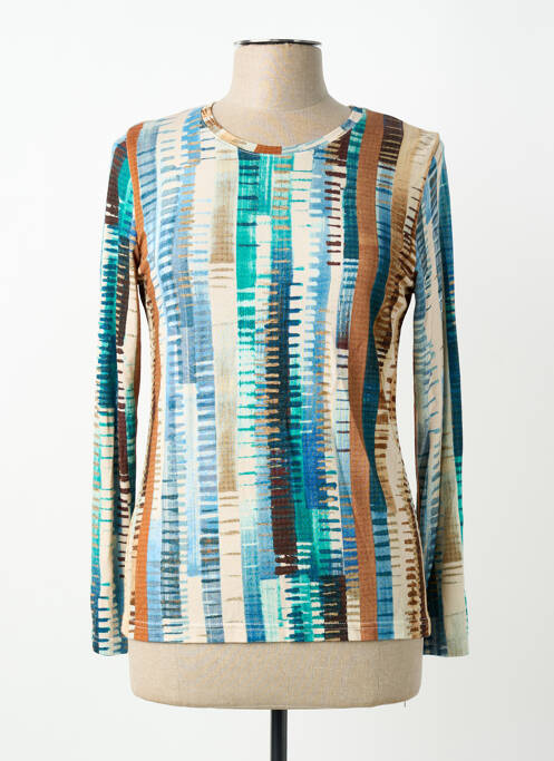 T-shirt manches longues manches longues bleu GEVANA femme