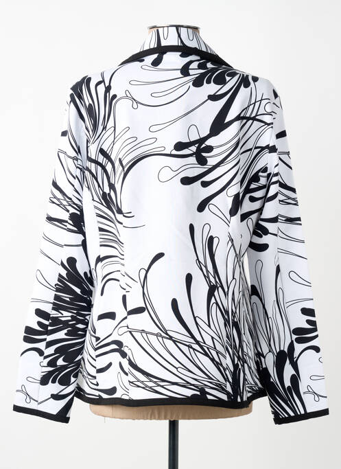 Veste casual col tailleur blanc DOLCEZZA femme