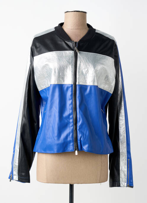 Veste casual col rond bleu LOLA CASADEMUNT femme