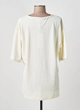 T-shirt manches 3/4 manches 3/4 beige CREAM femme