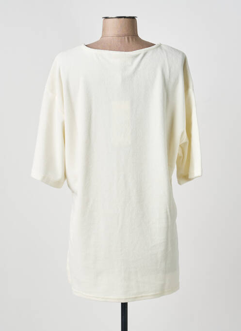 T-shirt manches 3/4 manches 3/4 beige CREAM femme