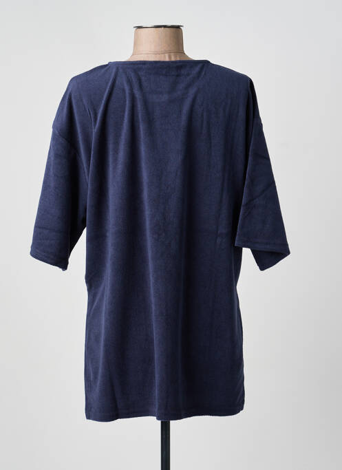 T-shirt manches 3/4 manches 3/4 bleu CREAM femme