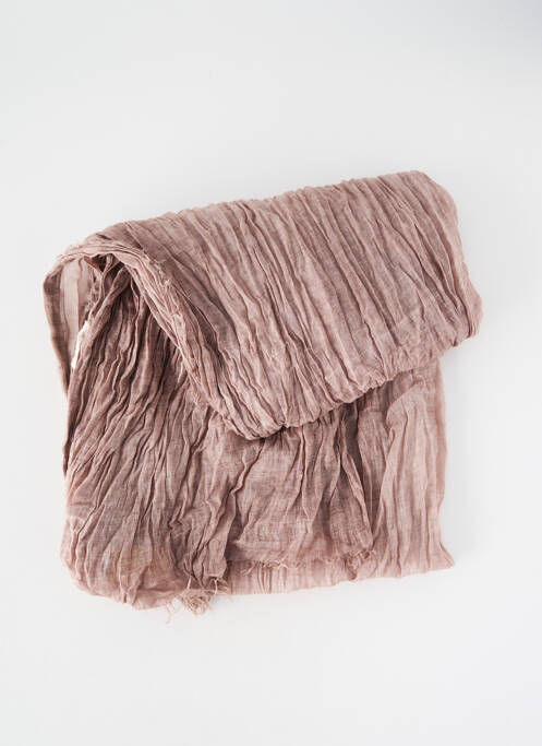 Foulard tissage popeline rose NKUKU femme