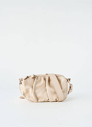 Sac fermeture zippée beige CRAIE femme