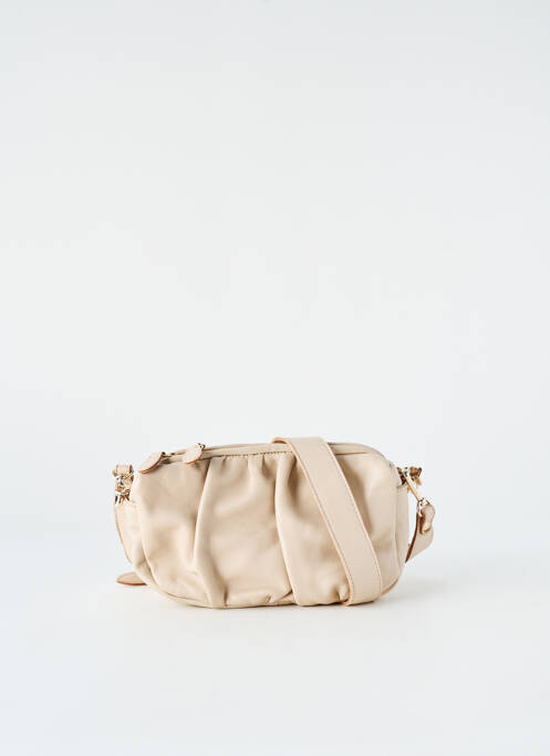 Sac fermeture zippée beige CRAIE femme