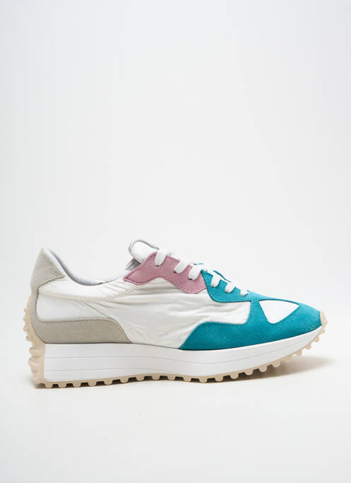 Baskets bout rond talon de 4 à 6cm blanc ICECOOL femme