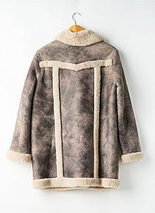 Manteau long coupe droite sans capuche gris ZADIG & VOLTAIRE femme